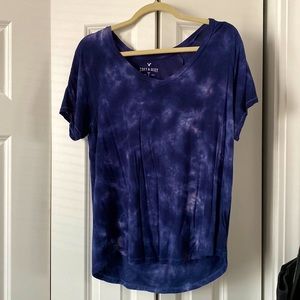 American eagle soft & sexy blue tie dye t-shirt